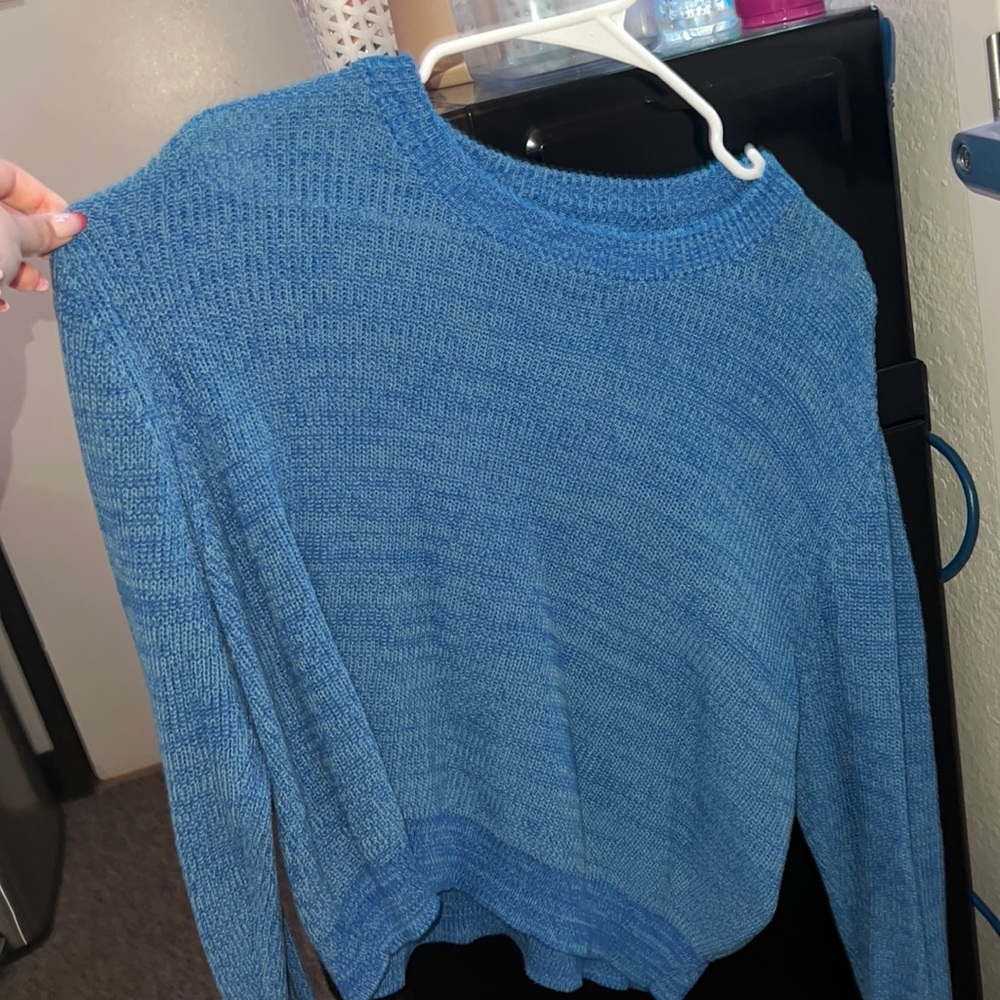 cotton on size large blue sweater